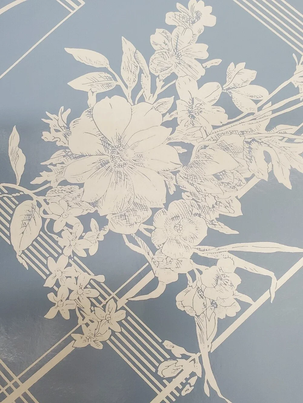 Vintage Country Blue Table Setting Set